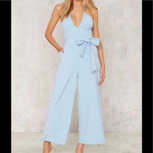 Nasty Gal Watson Plunging Jumpsuit *never worn*